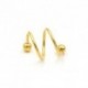 1db Punk S Spirál Helix orr piercing
