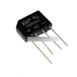 5db KBP307 egyenirányító lapos híd  3A / 700V IC