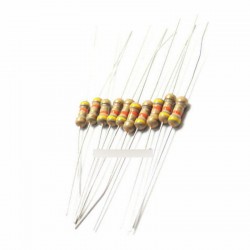 100db 100 ohm 0,25 W 1 /4W 5% szénréteg ellenállás