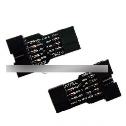 2db 10 Pin Átalakító 6 Pin Adapter ATMEL AVRISP US
