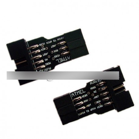 2db 10 Pin Átalakító 6 Pin Adapter ATMEL AVRISP US