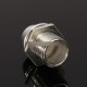 5 x 5mm Chrome Metal ezüst  Kijelzõpanel tartó