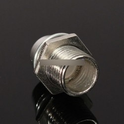 5 x 5mm Chrome Metal ezüst  Kijelzõpanel tartó