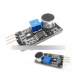 Érzékenységállító potenciométer hangérzékelő modul