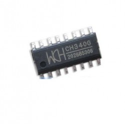 2db eredeti CH340G IC R3  USB kábel Soros Chip SOP