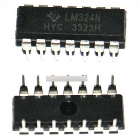 4db LM324N LM324 324 Low Power Quad Op-Amp IC TOP