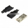 2db USB2.0  Plug 4 tűs adapter csatlakozó aljzat