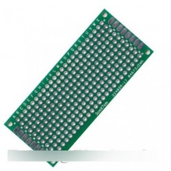 2db Prototype PCB ónozott próbapanel  3x7 cm  FR4
