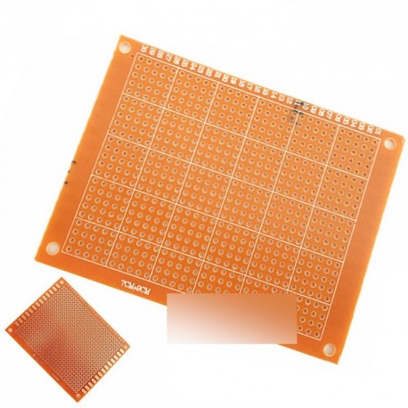2db 7 x 9 cm DIY Papír PCB FR4  prototípus pcb kit