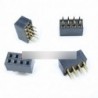 10db 2x4 Pin 8P Egyenes Fej hangmagasság tüskesáv
