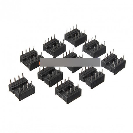 10db 8pin DIP IC foglalat adapter aljzat Dual Wipe