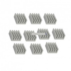 20db alumínium 8.8x8.8x5MM Hűtőtestek Chip IC