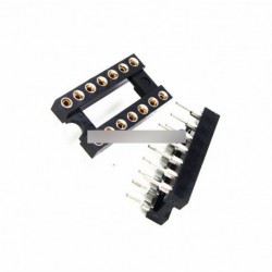 5db 14Pin DIP SIP Round IC foglalat adapter