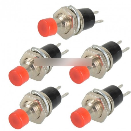 5db Red Lockless ON / OFF nyomógomb PBS-110