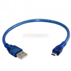 25cm USB 2.0 M - Micro USB 5 pin adat töltő kábel