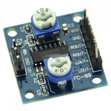 PAM8406 digitális erősítő potenciométer 5Wx2 M70