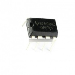 10db OP07CP IC DIP-8 OP07 TI műveleti erősítő