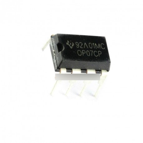 10db OP07CP IC DIP-8 OP07 TI műveleti erősítő