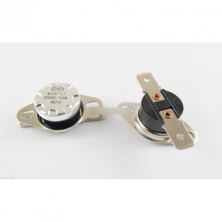 KSD301 Termosztát kapcsoló 10A 250V - 60 Celsius fokon kapcsol