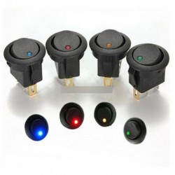 4db LED fény Auto Hajó ON OFF SPST kapcsoló 12V