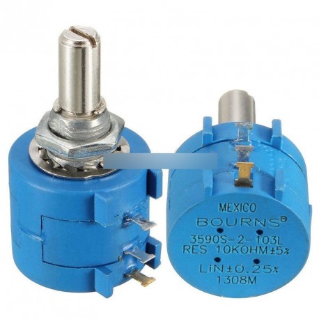 10K Ohm 3590S-2-103L Precíziós potenciométer Pot 10