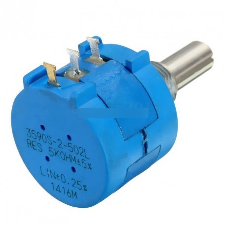 3590S-2-502L 5K Ohm Precíziós potenciométer