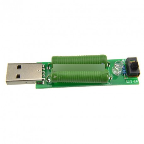 2db USB Load resistorPower ellenállás modul 1A 2A