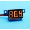 DC 3.3V-30V Sárga LED Panel Meter Mini lítium akku