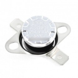 KSD301 Termosztát kapcsoló 10A 250V - 55 Celsius fokon kapcsol