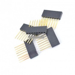 10db 8 Pin 2,54 mm  Long Legs  fej Arduino Shield