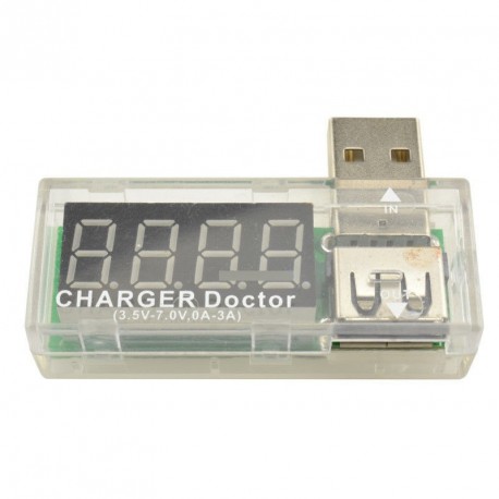 2db USB Meter akku Tester Teljesítmény Detektor