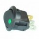 10db AC 125V / 250V  Dot LED billenőkapcsoló
