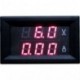 DC 4.5-30V 0-50A LED Digitális Volt mérő Ammete