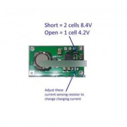 2Cells  lítium-ion akkumulátor töltő modul 1-2A