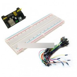 MB102 táp modul+dugdosó próbapanel 830+65 jumper