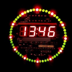 DIY Forgó LED Elektronikus digitális óra szett