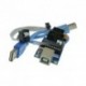 2db USBTiny USBtinyISP AVR ISP programozó Arduino