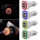 Univerzális autós töltő LED dupla USB port adapter mobiltelefonokhoz