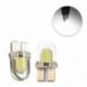 1 db T10 194 168 W5W COB 8SMD LED Szilícium-dioxid fényes fényforrás Fehér