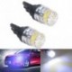 2db T10 5050 5SMD LED autós jármű oldalsó hátsó lámpa izzók lámpa fehér