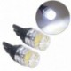 2db T10 5050 5SMD LED autós jármű oldalsó hátsó lámpa izzók lámpa fehér
