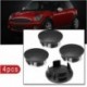 4 db 54 mm fekete ABS autós embléma járókerék keréktárcsa középső hüvelyes sapka a Mini Cooper