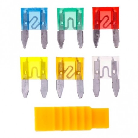 120db vegyes Mini Fuse Assortment Set Autóautó DG Motorkerékpár SUV Biztosíték Kit Új