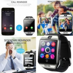 Q18 Smart Watch karszalag karkötő képernyő SIM kártya az IOS Android Sport Tracker számára
