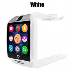 fehér - Q18 Smart Watch karszalag karkötő képernyő SIM kártya az IOS Android Sport Tracker számára