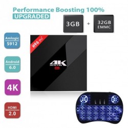 Mini i8 Gaming billentyűzet Wireless + H96 PRO + 3G + 32G Android 6.0 BT 4.1 HDMI 2.0  TV Box