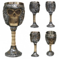 1db 3D Serleg csont koponya alakú pohár bögre gótikus stílus