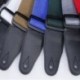 fekete - Minőség Állítható Színes Gitár Strap Nylon Bass öv Musical Instrument