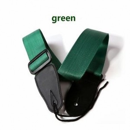 zöld - Minőség Állítható Színes Gitár Strap Nylon Bass öv Musical Instrument
