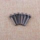 6db Sárga / Bronz akusztikus gitárhíd pins Cone Metal String Pegs